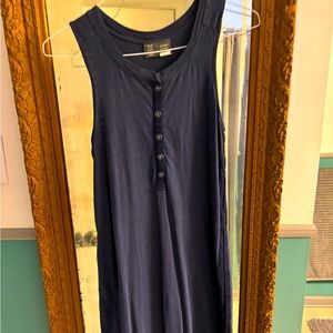 Sleeveless Maxi dress Anthropologie Navy blue